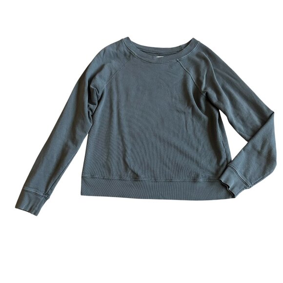 Mate The Label Grey Pullover Sweatshirt Sweater 100% Organic Cotton Size Small - Picture 1 of 11
